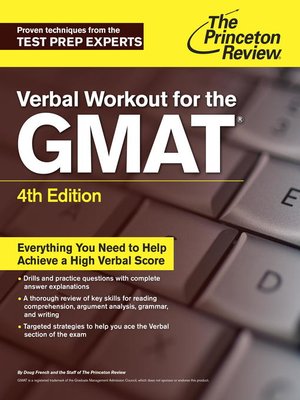 cover image of Verbal Workout for the GMAT